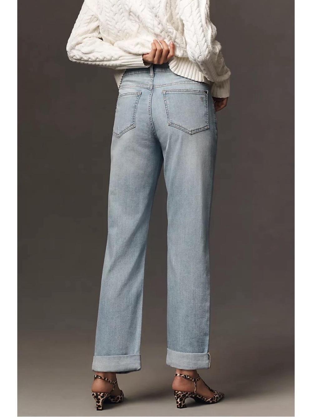 Pilcro Baggy Slim Boyfriend High-Rise Relaxed Jeans, size 30 - Picture 2 of 7